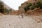Morocco dry riverbed landscape
