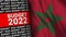 Morocco Flag with Budget 2022 Title