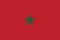 Morocco flag flat