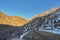 Morocco, High Atlas Landscape. Valley near Marrakech on the road to Ouarzazate.Spingtime, sunny day.