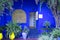 Morocco, Marrakech, Jardin Majorelle, a beautiful blue house