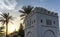 Morocco Marrakesh Islamic tomb in Koutoubia Square and gardens - UNESCO World Heritage Site