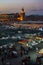 Morocco. Marrakesh. Night activity on Jemaa el Fna Square at sunset
