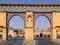 Morocco, Meknes, arched in city gate