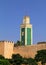 Morocco, Meknes, Historical city wall and mosque