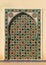 Morocco, Meknes, Islamic wall panel