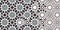 Morocco mosaic wallpaper,repeating vector border, pattern, background. Geometric morocco halftone pattern with color