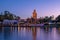 Morocco Pavillion on sunset background at Epcot 159