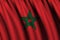 Morocco waving flag illustration.