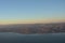 Morro Bay aerial photo at sunset