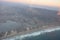 Morro Bay aerial photo at sunset