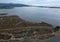 Morro Bay and the waterfront from the air