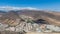 Morro Jable Canary Island, Fuerteventura Spain, Aerial view on coast of atlantic ocean and beach, Drone shot of sea