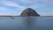 Morro Rock in Morro Bay, California During the Afternoon