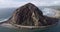 Morro Rock in Morro Bay. California, USA. Ancient volcanic mound at the end of Morro Rock Beach 2