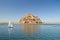 Morro Rock and sailing boat