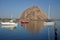 Morrow Rock and Boats, California
