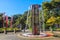 Morshead fountain outside Royal Botanic Garden, Sydney, Australia