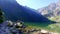 Morskie oko Lake in the Tatra Mountains at sunrise, Poland