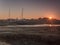 Morston Quay at Sunset