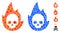 Mortal Flame Composition Icon of Circle Dots