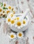 Mortar with camomile