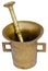 Mortar and pestle cutout