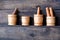 Mortar and pestle made out of beech wood