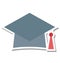 Mortarboard Isolated Vector Icon Editable