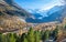 Morteratsch Glacier in Autumn