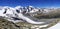 Morteratsch and Pers glaciers from Munt Pers 3207m.