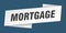 mortgage banner template. mortgage ribbon label.