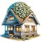 Mortgage Burden Housing Costs Interest Debt Money Pit Financial Collapse Pressure Soaring Bills AI Generated