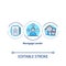 Mortgage lender concept icon