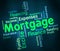 Mortgage Rates Wordcloud For Buy To Let Morgage Or Home Ownership Finance - 3d Illustration