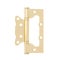 Mortise classic butterfly type gold hinge for interior doors, removable with eight self-tapping screws