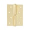 Mortise door hinge in classic gold color, removable with eight self-tapping screws