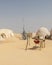 Mos Espa, Tatooine. Set for the Star Wars movie still stands in the Tunisian desert near Tozeur