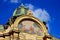 Mosaic above the entrance of Prague municipal house