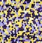 Mosaic abstraction of violet-yellow color. Texture. Background