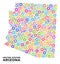 Mosaic Arizona State Map of Cogwheel Elements