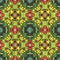 Mosaic autumn motif- seamless creative