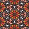 Mosaic autumn motif- seamless creative