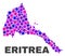 Mosaic Eritrea Map of Circle Elements