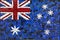 Mosaic flag of Australia