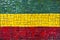 Mosaic flag of Bolivia