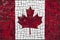 Mosaic flag of Canada