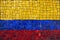 Mosaic flag of Colombia