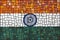 Mosaic flag of India