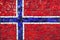 Mosaic flag of Norway